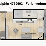 아파트 Haus Delphin 2 보르쿰
